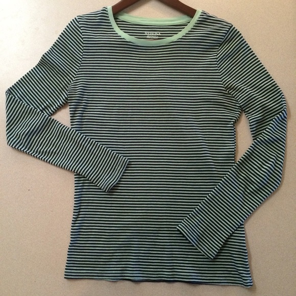 ❌DONATED❌Merona | Striped Longsleeve Fitted Tee - Picture 2 of 4