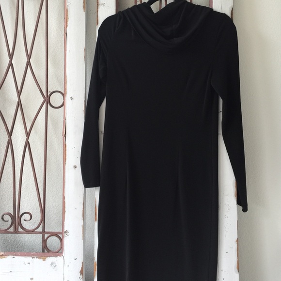 Midi cowl neck cocktail/work dress - Picture 3 of 3