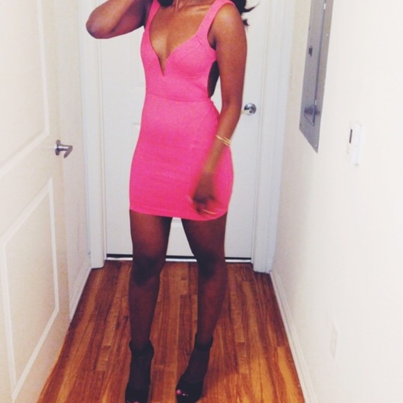 Pink/Coral Nasty Gal Dress