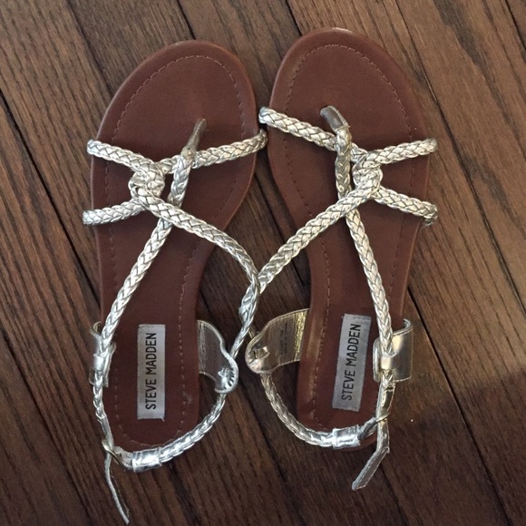 Steve Madden gold sandals