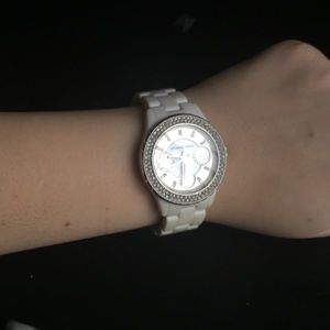 White Michael Kors watch