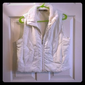 Feather filled vest