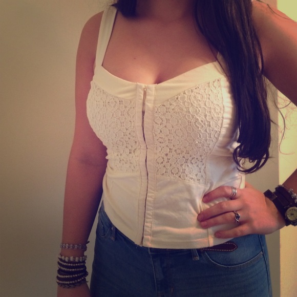 ☀️Clip down crop top☀️