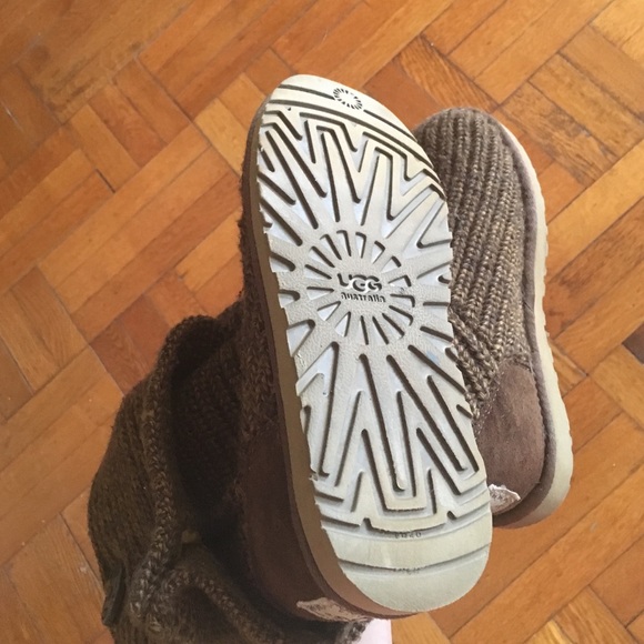 BROWN KNIT UGGS - Picture 4 of 4