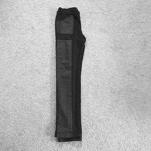 🆕 leather patched pants