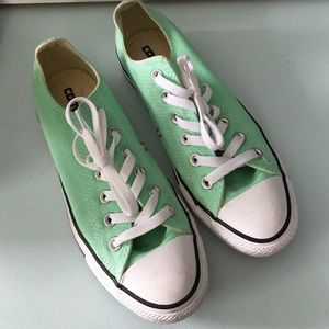 Light green converse