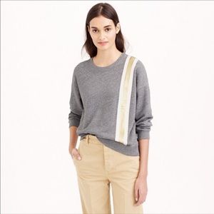 J. Crew Racing Stripe Sweatshirt J. Crew Racing Stripe Sweatshirt