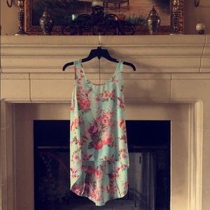 Floral chiffon shirt