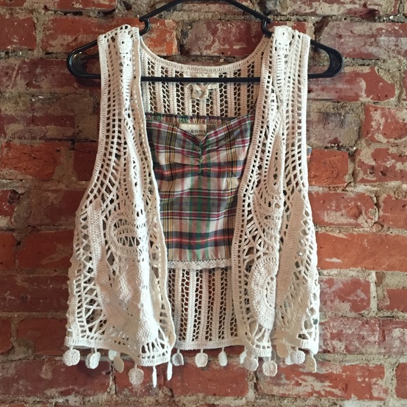 Denim & Supply Crochet Vest