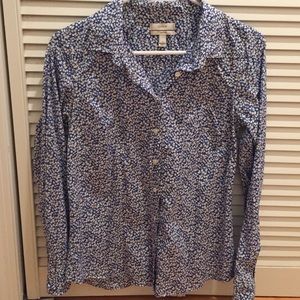 Patterned button up from Jcrew