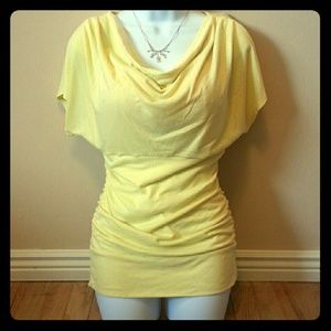 Small butter-yellow blouse