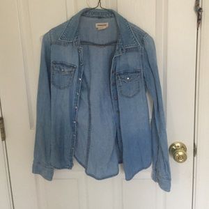 H&m fitted Jean button up