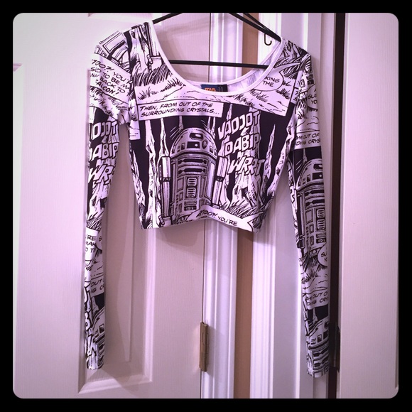 Star Wars R2D2 crop top