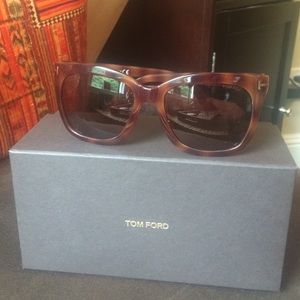 Tom Ford brown FT 9313 sunglasses
