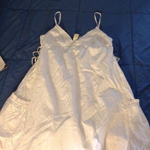 White sun dress - new with tags