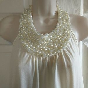 Pearl halter top