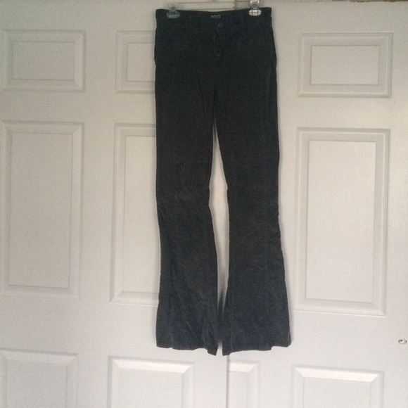 UO Corduroy gray high waisted bell bottomed pants