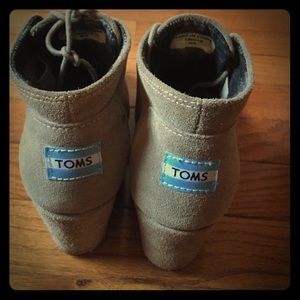 Toms wedges. Only worn a few times.