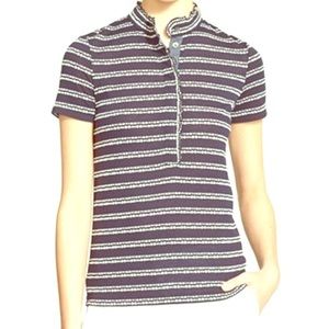 Tory Burch Navy Dash Lydia Polo 💖