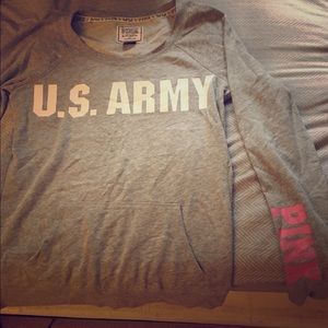 Victoria's Secret Pink Army pullover sweater