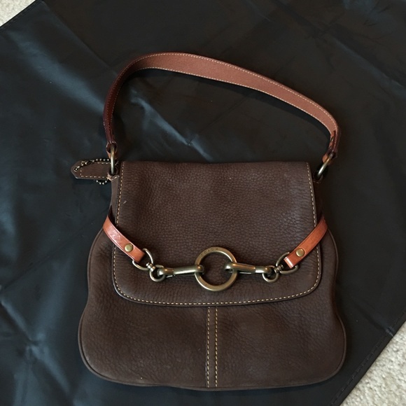 Coach pebble leather bag