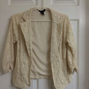 Lace blazer