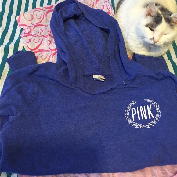 PINK Purple pullover hoodie