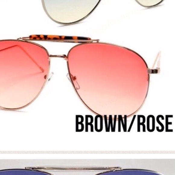 Listing for @ramblinheart Rose/brown sunnies