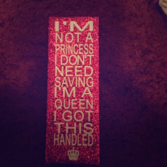 Sparkly wall canvas!