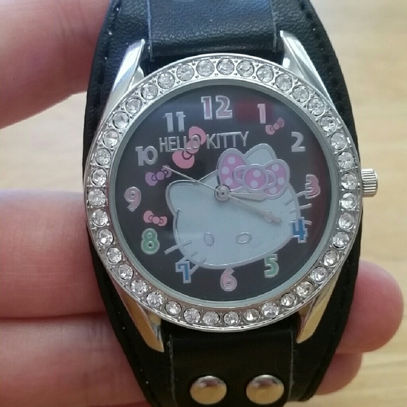 Hello Kitty Black Watch