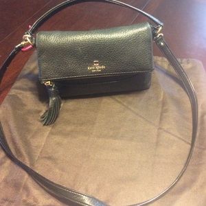 Kate Spade black leather purse