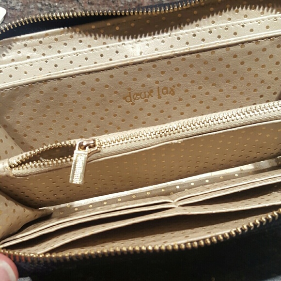 Gifted.....Black and gold deux lux wallet - Picture 2 of 3