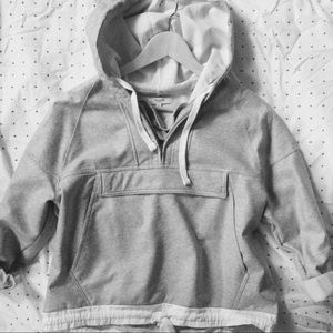 MADEWELL Coated Windwake Hoodie Anorak Jacket