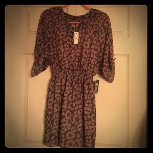 Animal print lightweight dress.