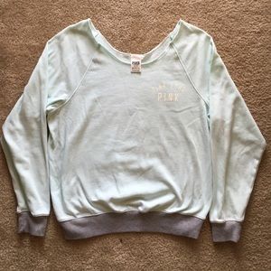 PINK off the shoulder sweatshirt