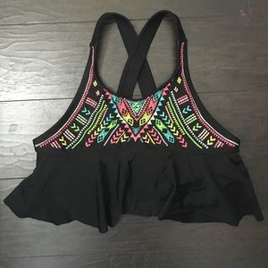 xhilaration swim top