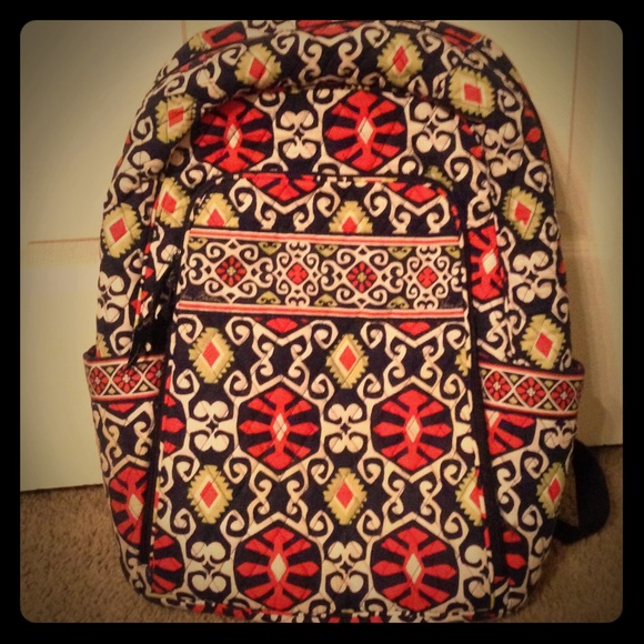 Vera Bradley quilted large backpack