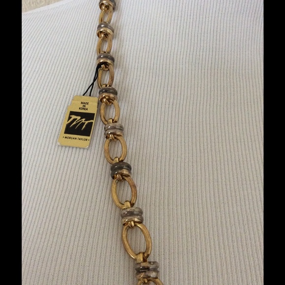 Gold chain belt chunky Large gold chain links belt 30 inches long or neck chain main image 4