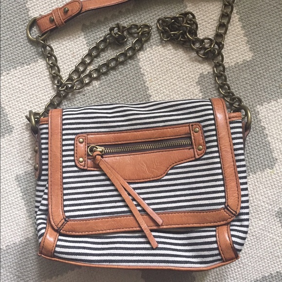 Aldo Striped Crossbody Bag