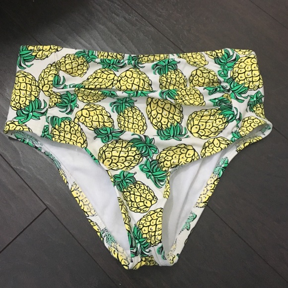 delia's pineapple bikini bottoms
