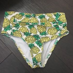 delia's pineapple bikini bottoms