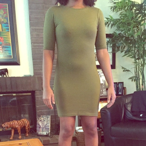 TopShop Forrest Green dress