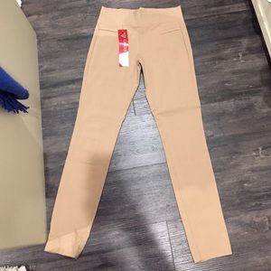 NWT Tan ultra stretch pants