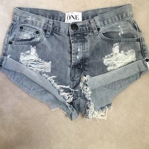 One Teaspoon Bandit Cuttoff Shorts