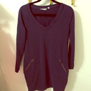 {Athleta} Navy Long Sleeve Dress