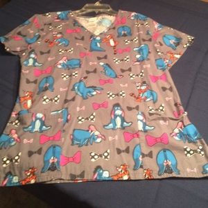 Disney scrub top