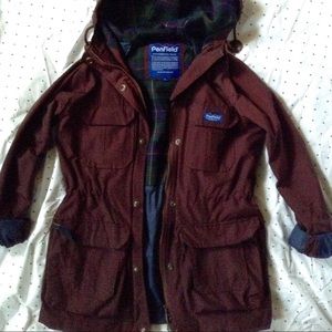 PENFIELD Kasson Burgundy Maroon Parka Jacket