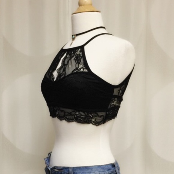 Lace Open Back Bralette - Picture 3 of 5