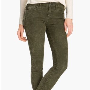 Free People Olive Corduroy Pants