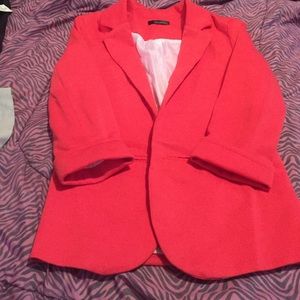 Peach color blazer